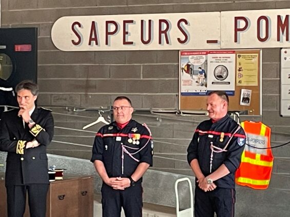 Groupe Livio Actualites Jean Loup Hoffner Chef Des Pompiers Caserne Le Thillot
