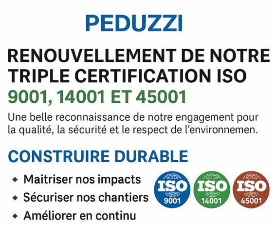 Groupe Livio Actualites Triple Certifications
